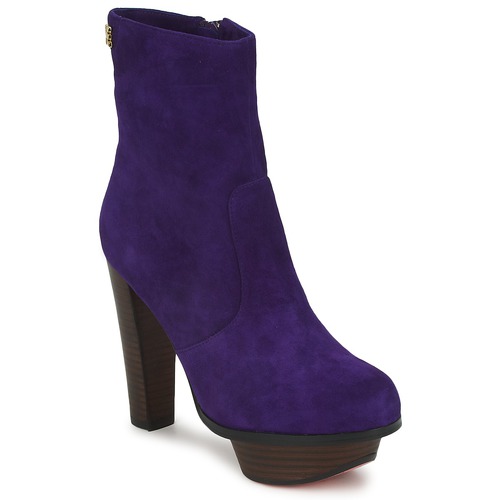 Chaussures Femme Bottines Edith & Ella GANTOUKITA Violet