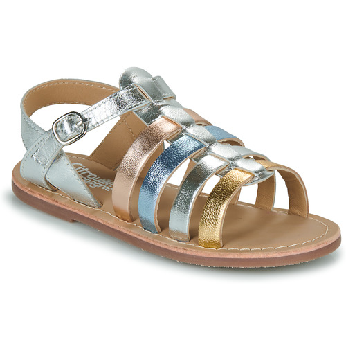 Schuhe Mädchen Sandalen / Sandaletten Citrouille et Compagnie INALA Silber