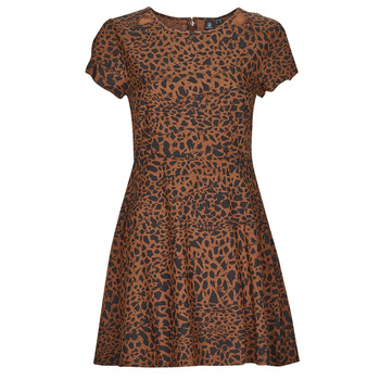 Kleidung Damen Kurze Kleider Volcom DINO TEA DRESS Braun,