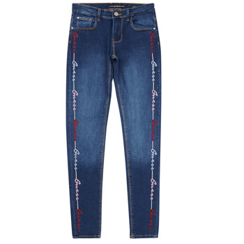 Abbigliamento Bambina Jeans skynny Guess DENIM SKINNY EMBROIDER 