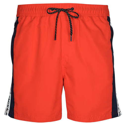 Kleidung Herren Badeanzug /Badeshorts Jack & Jones JPSTFIJI JJSWIM TAPE Rot