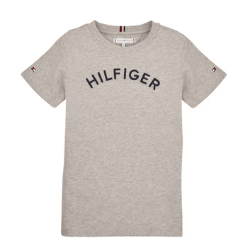 Kleidung Kinder T-Shirts Tommy Hilfiger U HILFIGER ARCHED TEE Grau