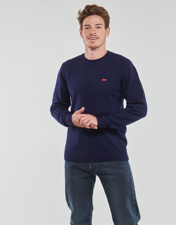 Kleidung Herren Pullover Levi's ORIGINAL HM SWEATER Marineblau