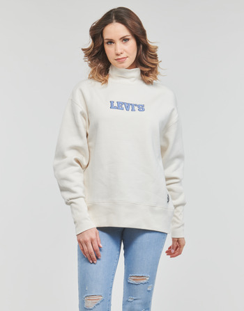 Kleidung Damen Sweatshirts Levi's GRAPHIC GARDENIA CREW Weiß