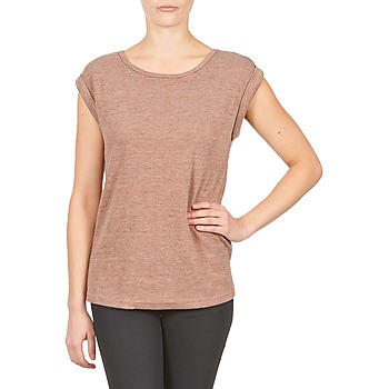 Vêtements Femme T-shirts manches courtes Color Block 3203417 Vieux Rose chiné / Gris