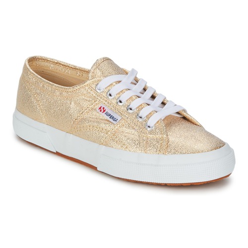 Chaussures Femme Baskets basses Superga 2751 LAME W Doré