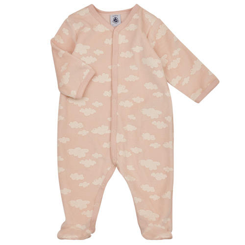 Kleidung Mädchen Pyjamas/ Nachthemden Petit Bateau LAUNA Weiß