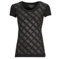 Vêtements Femme T-shirts manches courtes Guess SS VN 4G ALLOVER TEE 