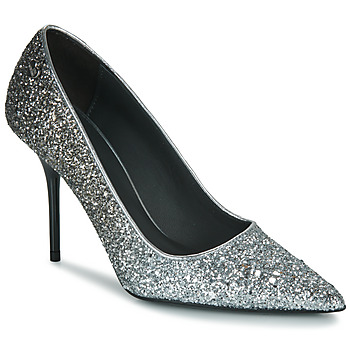 Schuhe Damen Pumps Love Moschino BLING BLING Silbrig