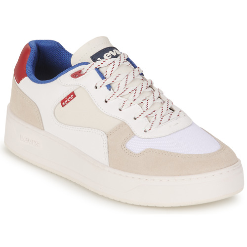 Schuhe Herren Sneaker Low Levi's GLIDE Weiß / Beige / Blau