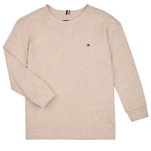 Kleidung Mädchen Langarmshirts Tommy Hilfiger ESSENTIAL TEE L/S Beige