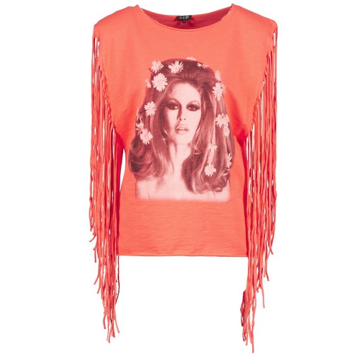 Vêtements Femme Débardeurs / T-shirts sans manche Brigitte Bardot BB44075 Corail