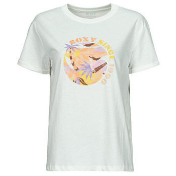 Kleidung Damen T-Shirts Roxy SUMMER FUN B Weiß