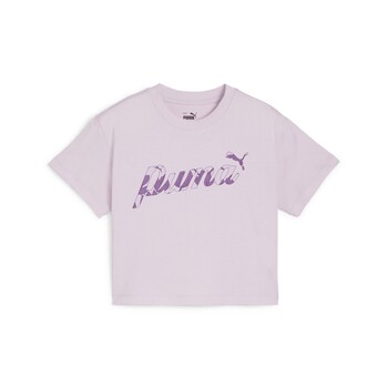 Vêtements Fille T-shirts manches courtes Puma ESS+ BLOSSOM SHORT TEE G 