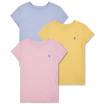 Kleidung Mädchen T-Shirts Polo Ralph Lauren TEE BUNDLE-SETS-GIFT BOX SET Bunt