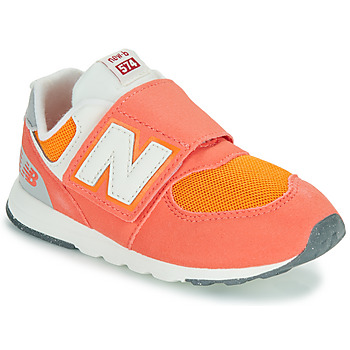 Schuhe Kinder Sneaker Low New Balance 574 Orange