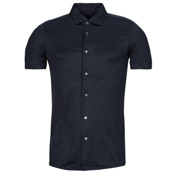 Kleidung Herren Kurzärmelige Hemden Emporio Armani CAMICIA 8N1CG0 Marineblau