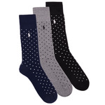 86255PK-3PK DOT-CREW SOCK-3 PACK