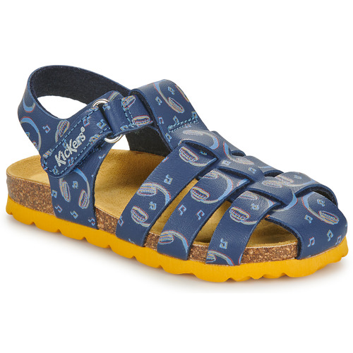 Schuhe Jungen Sandalen / Sandaletten Kickers SUMMERTAN Marineblau