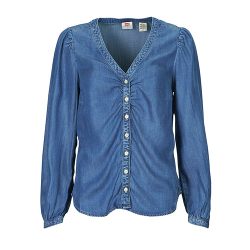 Kleidung Damen Hemden Levi's ZENDA LS BLOUSE Blau