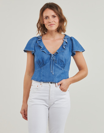 Kleidung Damen Tops / Blusen Levi's MYLENE BLOUSE Blau