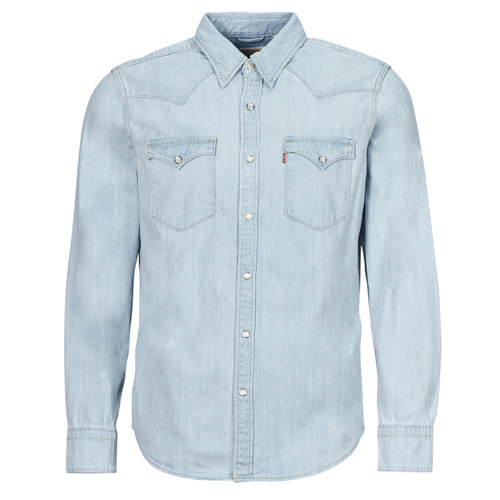 Kleidung Herren Langärmelige Hemden Levi's BARSTOW WESTERN STANDARD Blau