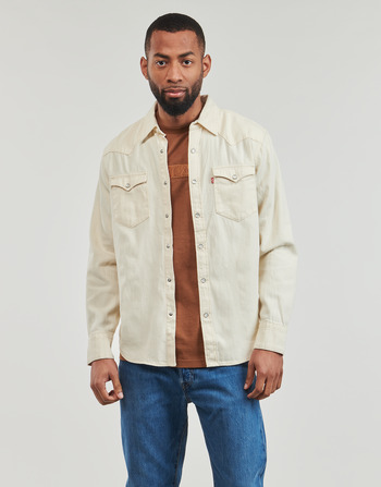 Kleidung Herren Langärmelige Hemden Levi's BARSTOW WESTERN STANDARD Lightweight Weiß