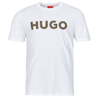 Kleidung Herren T-Shirts HUGO Dulivio_U243 Weiß