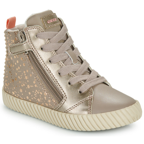 Chaussures Fille Baskets montantes Geox J MIRROLESS GIRL 