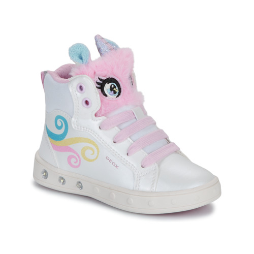 Chaussures Fille Baskets montantes Geox J SKYLIN GIRL 