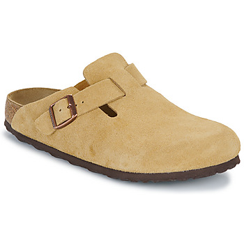 Schuhe Pantoletten / Clogs Birkenstock Boston LEVE Latte Cream Beige