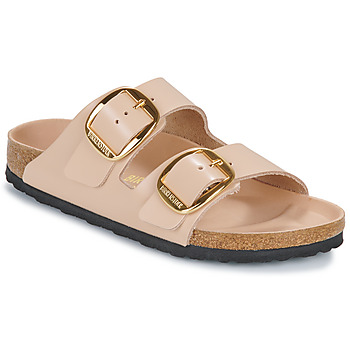 Schuhe Damen Pantoffel Birkenstock Arizona BB LENA High Shine New Beige HEX  