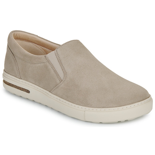 Schuhe Herren Slip on Birkenstock Oswego LEVE Taupe Beige