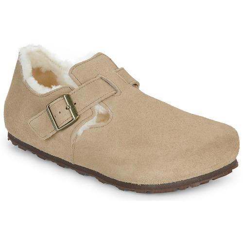 Chaussures Derbies Birkenstock London Shearling LEVE Taupe 