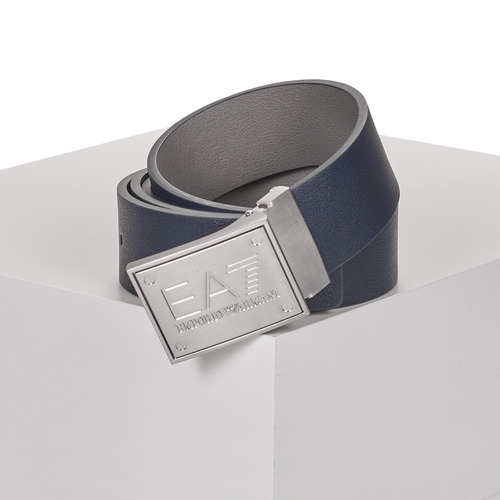 Accessoires Gürtel Emporio Armani EA7 TRAIN CORE ID U BELT Marineblau / Grau