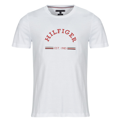 Kleidung Herren T-Shirts Tommy Hilfiger RWB ARCH GS TEE Weiß