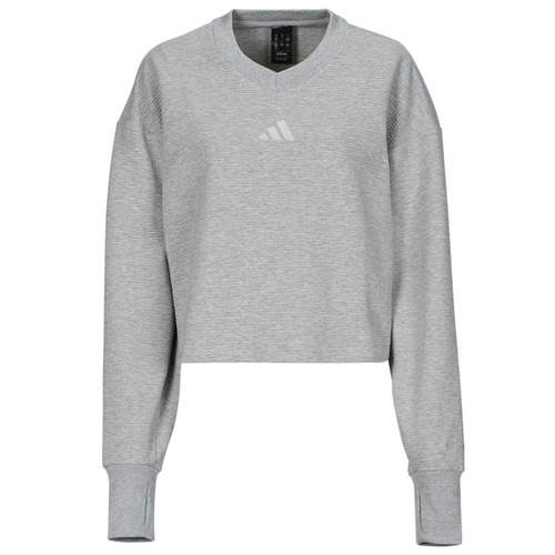 Abbigliamento Donna Felpe Adidas Sportswear ALL SZN Ribbed V-Neck Sweatshirt 