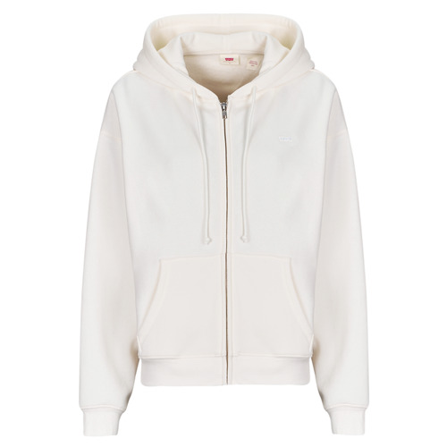 Kleidung Damen Sweatshirts Levi's EVERYDAY ZIP HOODIE Beige