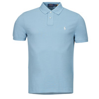 Kleidung Herren Polohemden Polo Ralph Lauren POLO AJUSTE DROIT EN COTON BASIC MESH Blau / Blau