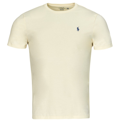 Kleidung Herren T-Shirts Polo Ralph Lauren T-SHIRT AJUSTE EN COTON Beige