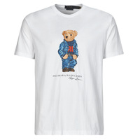 Kleidung Herren T-Shirts Polo Ralph Lauren T-SHIRT AJUSTE EN COTON POLO BEAR Weiß