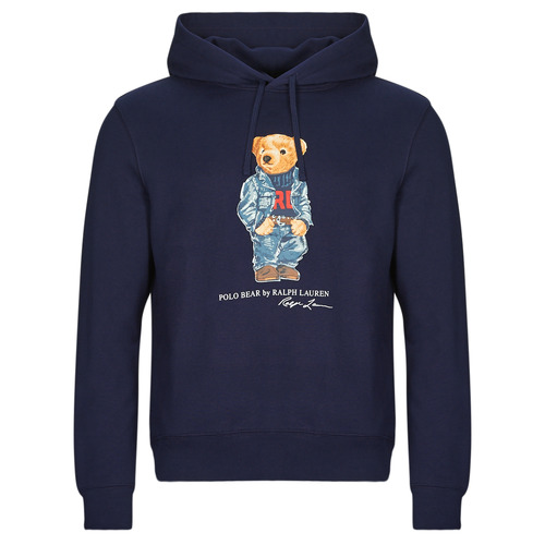 Kleidung Herren Sweatshirts Polo Ralph Lauren SWEATSHIRT CAPUCHE POLO BEAR RALPH LAUREN Marineblau