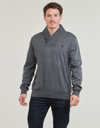 Kleidung Herren Pullover Polo Ralph Lauren PULL COL CHALE Grau / Barclay