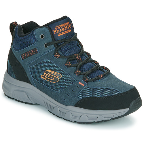 Schuhe Herren Wanderschuhe Skechers OAK CANYON- IRONHIDE Blau