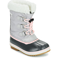 Schuhe Mädchen Schneestiefel Sorel YOOT PAC NYLON WP Grau