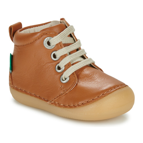 Schuhe Kinder Boots Kickers SONIZIP Kamel