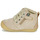 Schuhe Mädchen Boots Kickers SONIZIP Beige / Golden