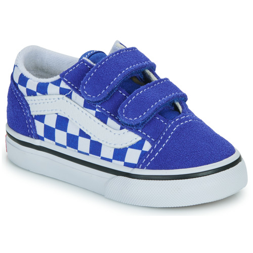 Schuhe Kinder Sneaker Low Vans Old Skool V Blau / Weiß