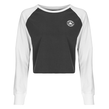 Abbigliamento Donna T-shirts a maniche lunghe Converse RAGLAN LONG-SLEEVE TOP 