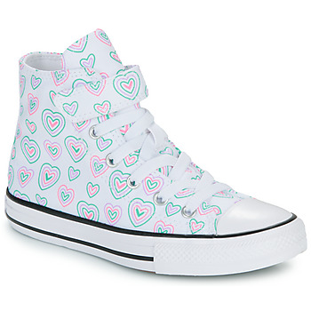 Scarpe Bambina Sneakers alte Converse CHUCK TAYLOR ALL STAR HEARTS EASY-ON 